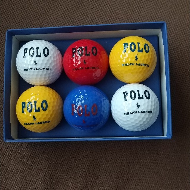 POLO RALPH LAUREN(ポロラルフローレン)のポロ ラルフローレン POLO RALPH LAUREN ゴルフボール6個 スポーツ/アウトドアのゴルフ(その他)の商品写真