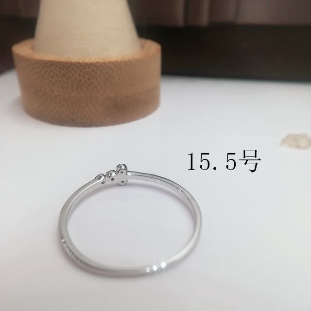 tt15035閉店セールリング15.5号リング細身czダイヤモンドリング レディースのアクセサリー(リング(指輪))の商品写真