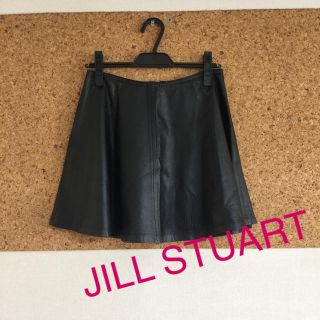 ジルスチュアート(JILLSTUART)のJILLSTUARTレザースカート(ミニスカート)