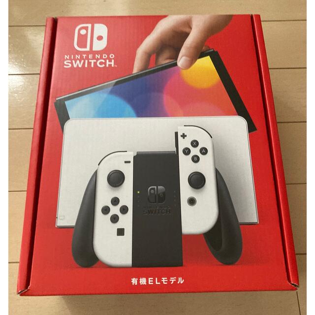 家庭用ゲーム機本体Nintendo Switch(有機ELモデル) ホワイト 新型スイッチ