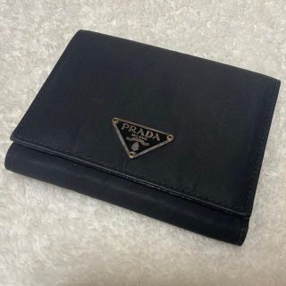 プラダ(PRADA)のPRADA  財布　二つ折り　ブラック(財布)