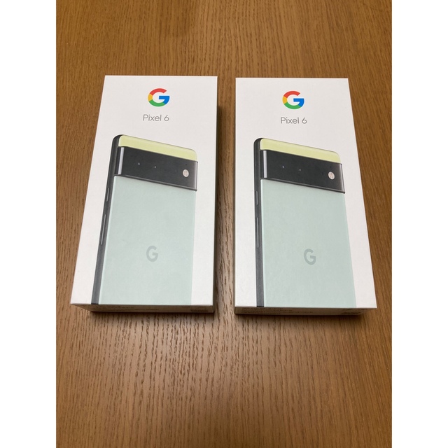 Google Pixel - Google Google Pixel6 128GB SIMフリー 緑 ２台の通販 ...