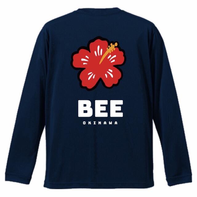 【新作】CUBE flower ドライ素材ロングＴシャツ（イエロー）