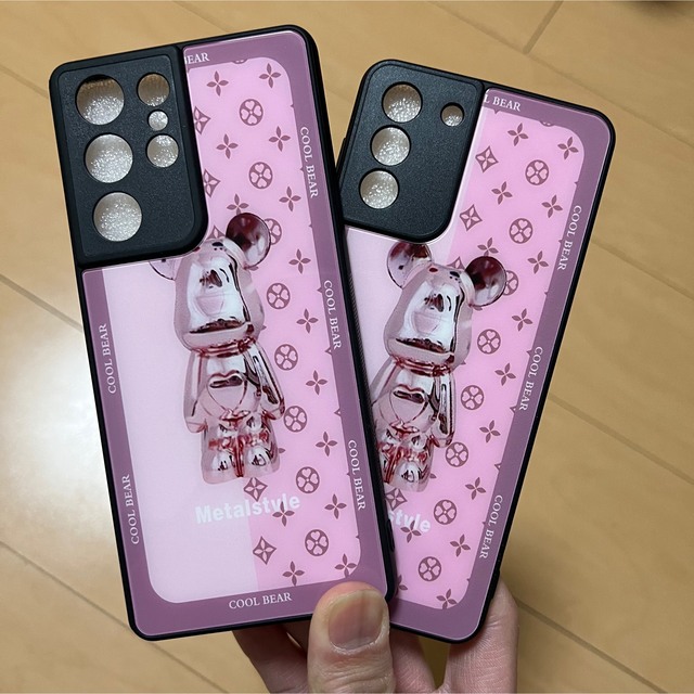 ✨大好評✨お洒落　耐衝撃 サムスン　ギャラクシー S22 Ultra用　茶色 スマホ/家電/カメラのスマホアクセサリー(Androidケース)の商品写真