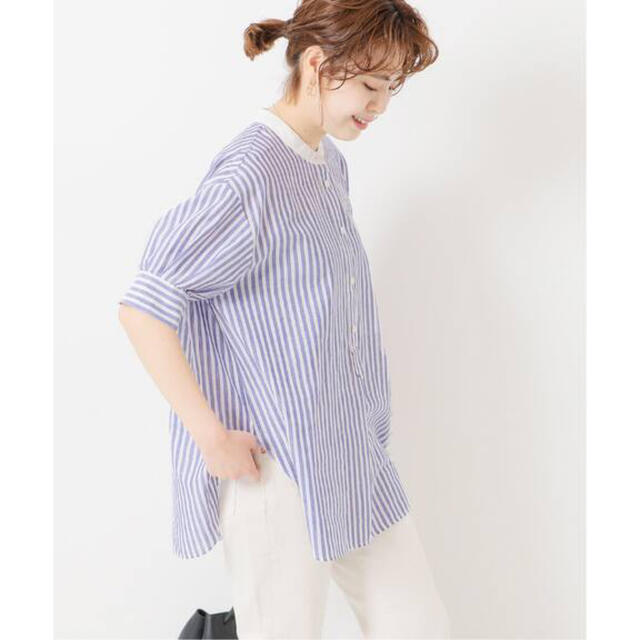Spick & Span - 2021SSスピック&スパン☆ギャザースリーブシャツ☆タグ