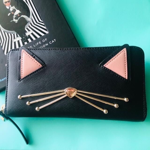 ケイトスペードニューヨーク 財布 猫 kate spade wallet ミャオ