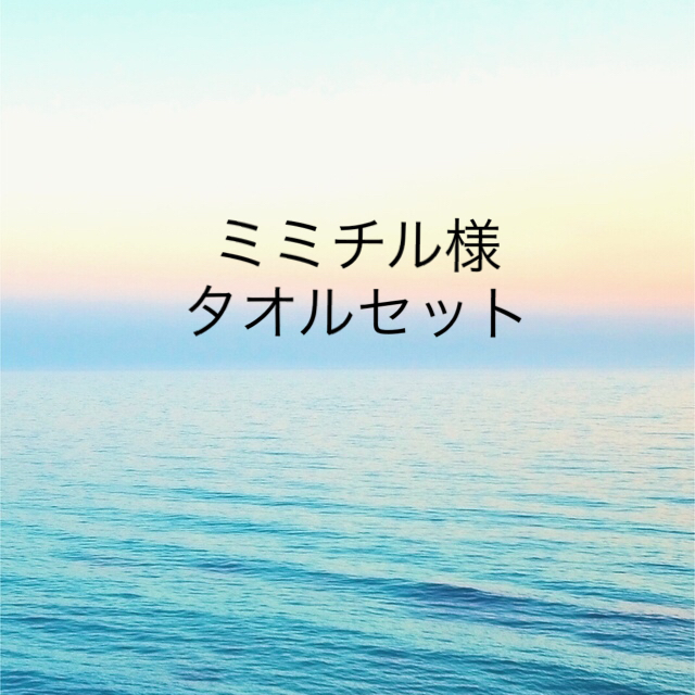 今治タオル(イマバリタオル)の★ミミチル様★ 今治タオルセット インテリア/住まい/日用品の日用品/生活雑貨/旅行(タオル/バス用品)の商品写真