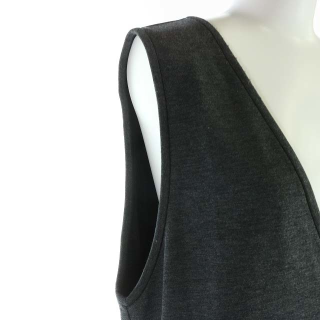 Theory luxe(セオリーリュクス)のセオリーリュクス フレアワンピース ジャンパースカート 38 M グレー レディースのワンピース(ロングワンピース/マキシワンピース)の商品写真