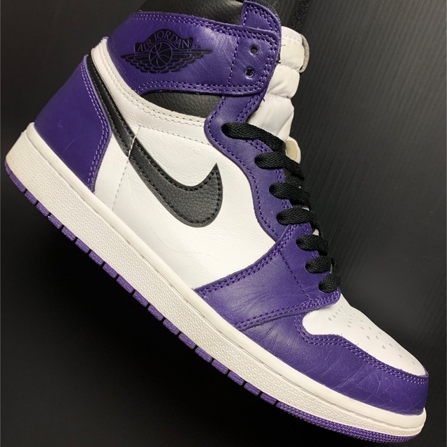 NIKE(ナイキ)のAIR JORDAN 1 RETRO HIGH OG COURT PURPLE メンズの靴/シューズ(スニーカー)の商品写真