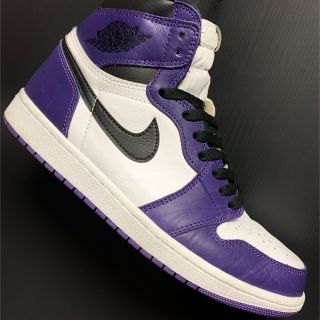 ナイキ(NIKE)のAIR JORDAN 1 RETRO HIGH OG COURT PURPLE(スニーカー)