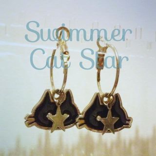 スイマー(SWIMMER)の送込❤Swimmer❤くろねこフープ❤(ピアス)