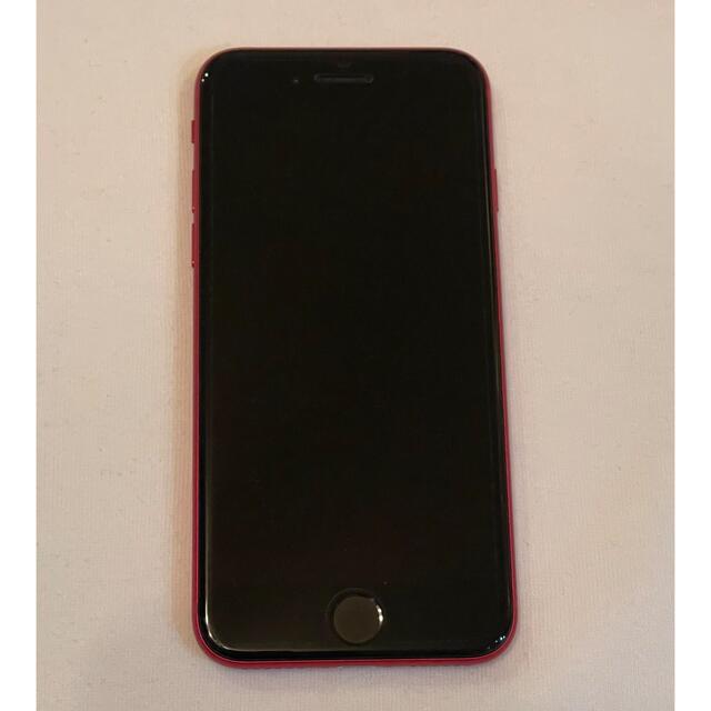 iPhone(アイフォーン)のiPhoneSE 第2世代レッド　 スマホ/家電/カメラのスマートフォン/携帯電話(スマートフォン本体)の商品写真
