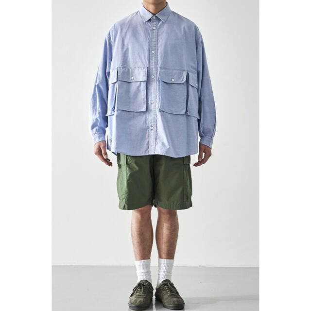 Fresh Service OXFORD FLAP POCKET SHIRT