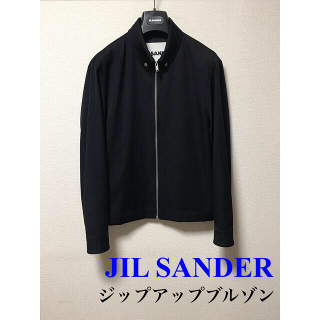 Jil Sander(ジルサンダー)の【JIL SANDER】ジップアップブルゾンジャケット[ネイビー/44] メンズのジャケット/アウター(ブルゾン)の商品写真