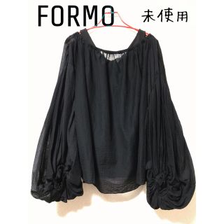 ドゥロワー(Drawer)のさくらすず様 専用 FORMO 希少 未使用 ボリュームスリーブシアーブラウス (シャツ/ブラウス(長袖/七分))