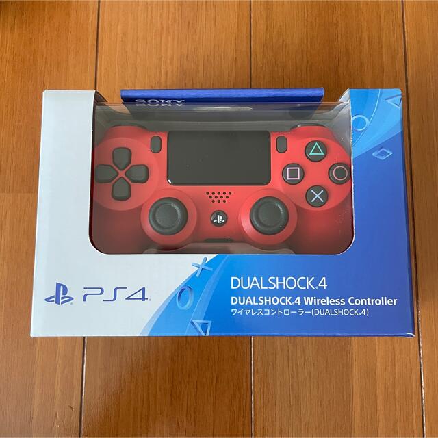 PS4 純正 コントローラー デュアルショック4 マグマレッド