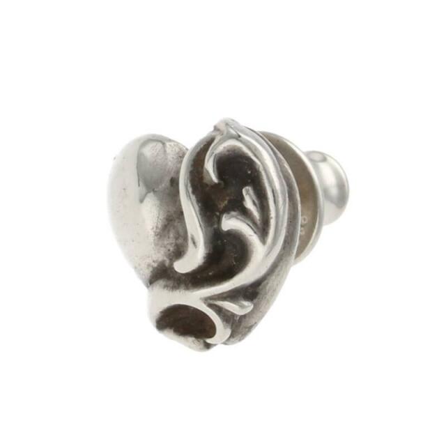 クロムハーツ STUD HEART/ハートスタッド シルバーピアス