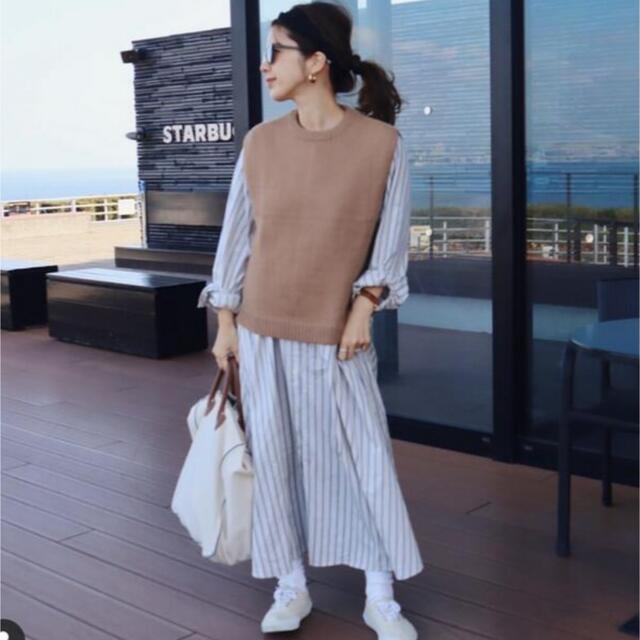 ワンピースëpa  エパ　stripe shirt dress