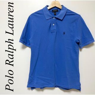 ポロラルフローレン(POLO RALPH LAUREN)のPolo Ralph Lauren メンズ 半袖ポロシャツ ブルー 極美品 S(ポロシャツ)