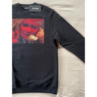 RAF SIMONS - 黒M新品 RAF SIMONS フォトプリント スウェット シャツ