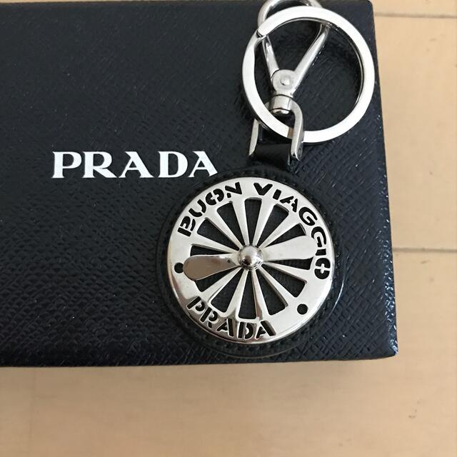 美品 PRADA プラダ キーリング キーホルダー バッグチャーム | www