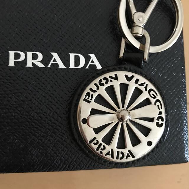 美品　PRADA プラダ　キーリング　キーホルダー　バッグチャーム