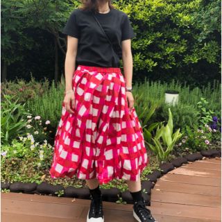 ユニクロ　マルニ　UNIQLO　MARNI　バルーンシェイプスカート　ブルー　L