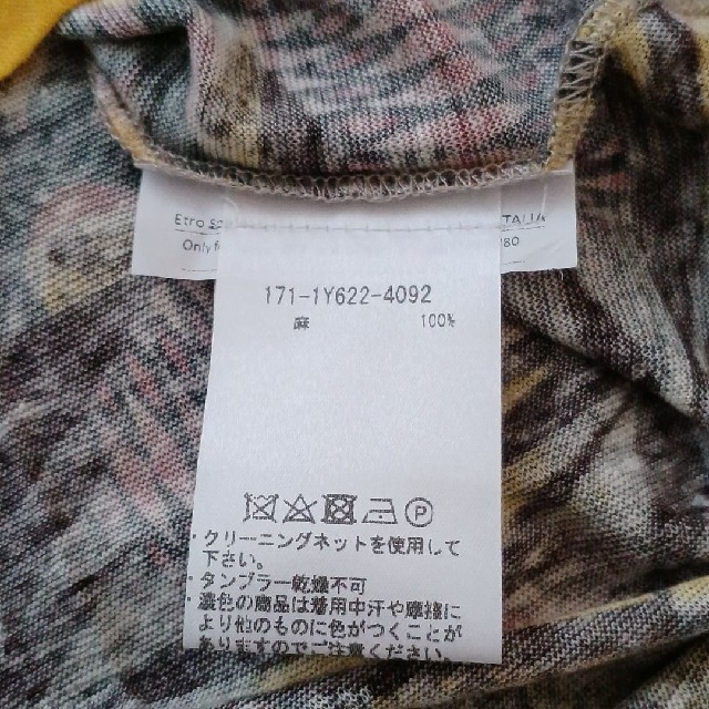 ETRO(エトロ)のエトロ　プリントTシャツ XL ビッグサイズ イタリア製 メンズのトップス(Tシャツ/カットソー(半袖/袖なし))の商品写真
