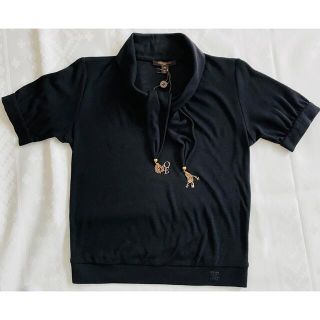 ルイヴィトン(LOUIS VUITTON)のLOUIS VITTON  Tシャツ　セーター　黒トップス　ルイヴィトン　シャツ(シャツ/ブラウス(半袖/袖なし))