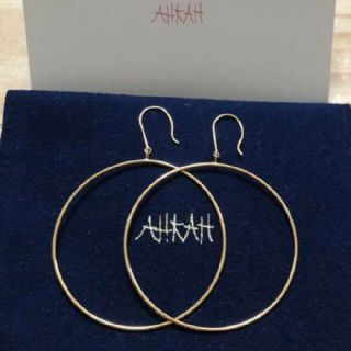 AHKAH フープピアス K18YG | www.myglobaltax.com