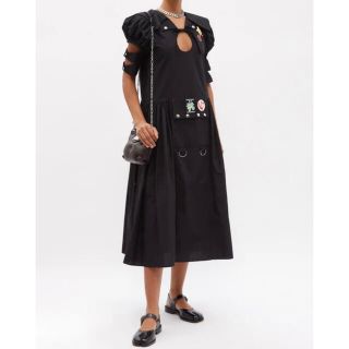 コムデギャルソン(COMME des GARCONS)の7/20までの出品　最終値 Chopova Lowena ブラックワンピース(ロングワンピース/マキシワンピース)