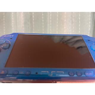 ソニー(SONY)の最安値！早い者勝ち！！【動作品】psp-3000本体 バイブラントブルー(家庭用ゲーム機本体)