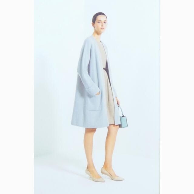 フォクシー FOXEY カシミヤニットコート カーディガン ソフィーブルー