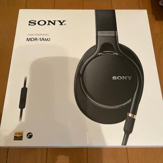 ソニー(SONY)のソニー ステレオヘッドホン MDR-1AM2 ブラック(ヘッドフォン/イヤフォン)