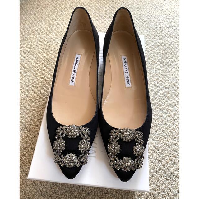 超歓迎 MANOLO BLAHNIK - 【美品】マノロブラニク ハンギシ フラット