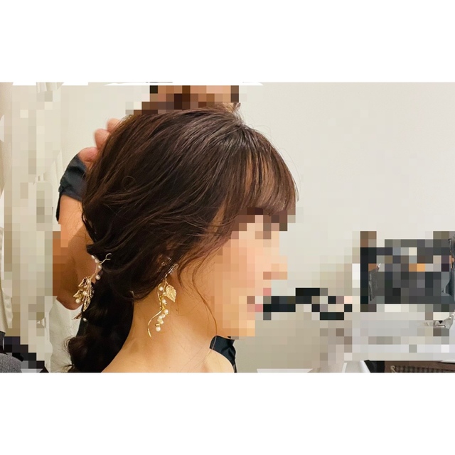 ウエディング　アクセサリーセット ハンドメイドのアクセサリー(ヘアアクセサリー)の商品写真