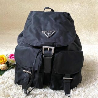 PRADA - 【良品】PRADA プラダ リュック ナイロン テスート 三角