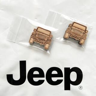 ジープ(Jeep)の【非売品】ジープ◆木製マグネット(ノベルティグッズ)