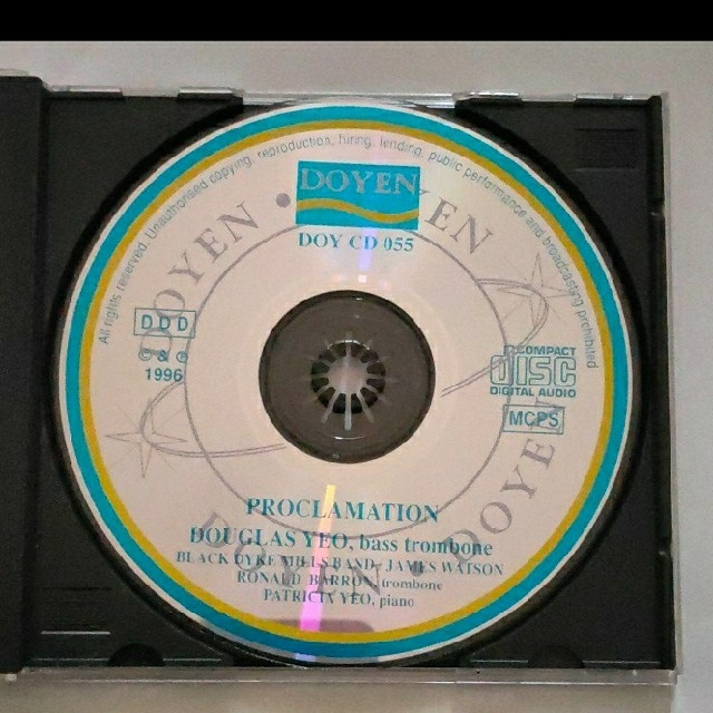 ⑤ダグラス・ヨー（BTb） PROCLAMATION エンタメ/ホビーのCD(クラシック)の商品写真