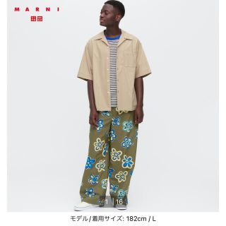 マルニ(Marni)のイージーワイドフィットパンツ　ユニクロ　マルニ　S(スラックス)