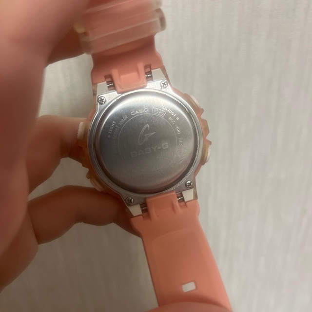 Baby-G(ベビージー)のCASIO BABYG BGS-100 ピンク レディースのファッション小物(腕時計)の商品写真