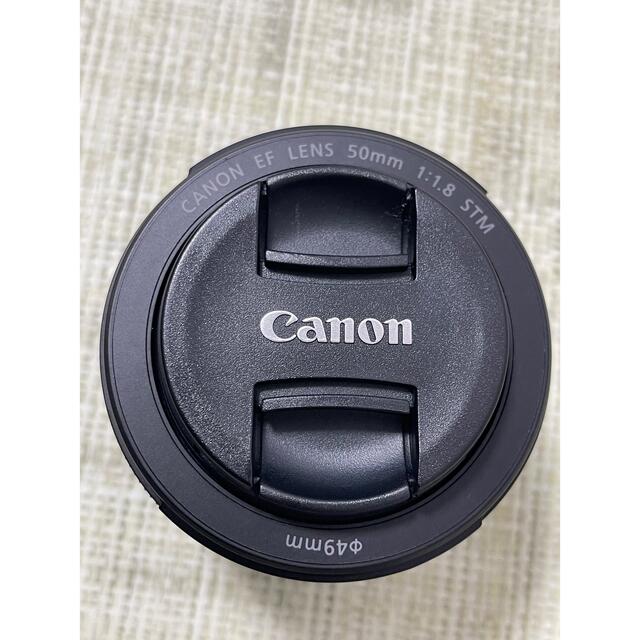 Canon(キヤノン)のCanonキャノン EF 50mm F1.8 STM フルサイズ単焦点レンズ スマホ/家電/カメラのカメラ(レンズ(単焦点))の商品写真