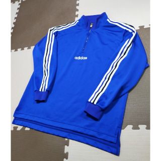 アディダス(adidas)の★ATJ-501 アディダス ジャージジャケット 青 サイズ O-XO(トレーニング用品)