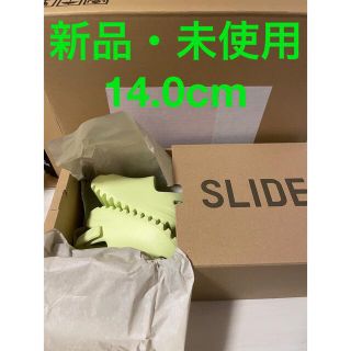 アディダス(adidas)のadidas Yeezy slide Infant Glow Green (サンダル)