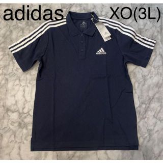 アディダス(adidas)のアディダス adidas ポロシャツ スポーツ カジュアル ネイビー 新品(ポロシャツ)