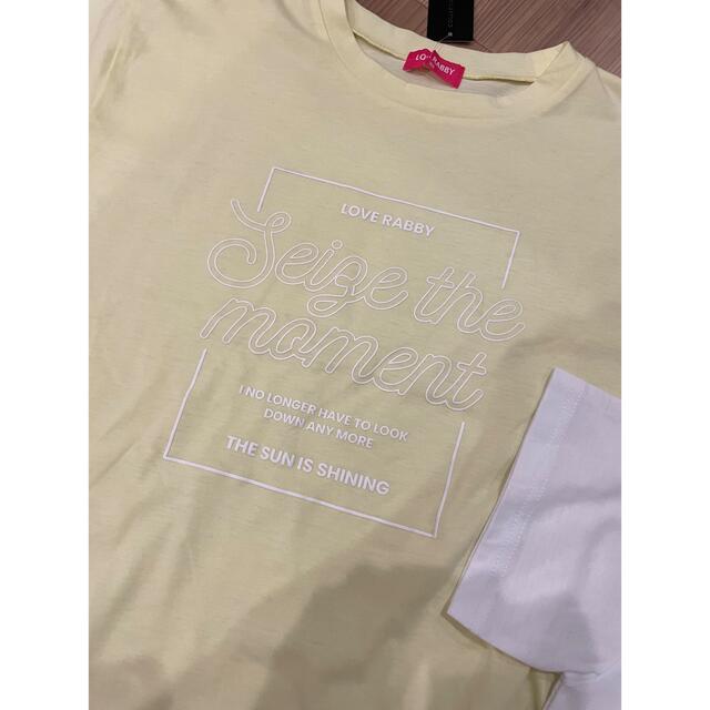 新品タグ付き　ラブラビ　Tシャツ　150 セット売り　夏服 キッズ/ベビー/マタニティのキッズ服女の子用(90cm~)(Tシャツ/カットソー)の商品写真