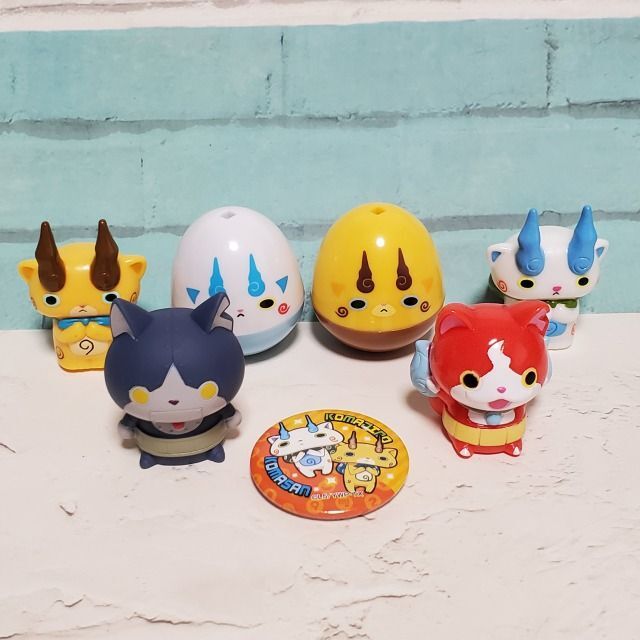 新品*妖怪ウォッチ*7点セット*コマさん*コマじろう*ロボニャン*指人形*すくい | フリマアプリ ラクマ