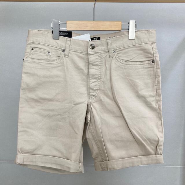 新品タグ付き 31 H&M ロークロッチ ハーフパンツ