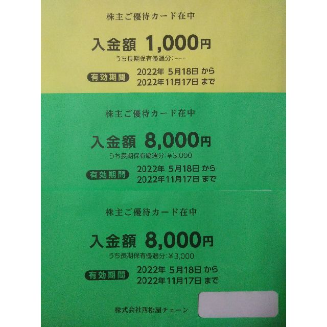 西松屋 株主優待 17,000円分（ラクマパック）