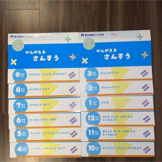 1年分　こぐま会　モコモコゼミ　かんがえるさんすう(語学/参考書)